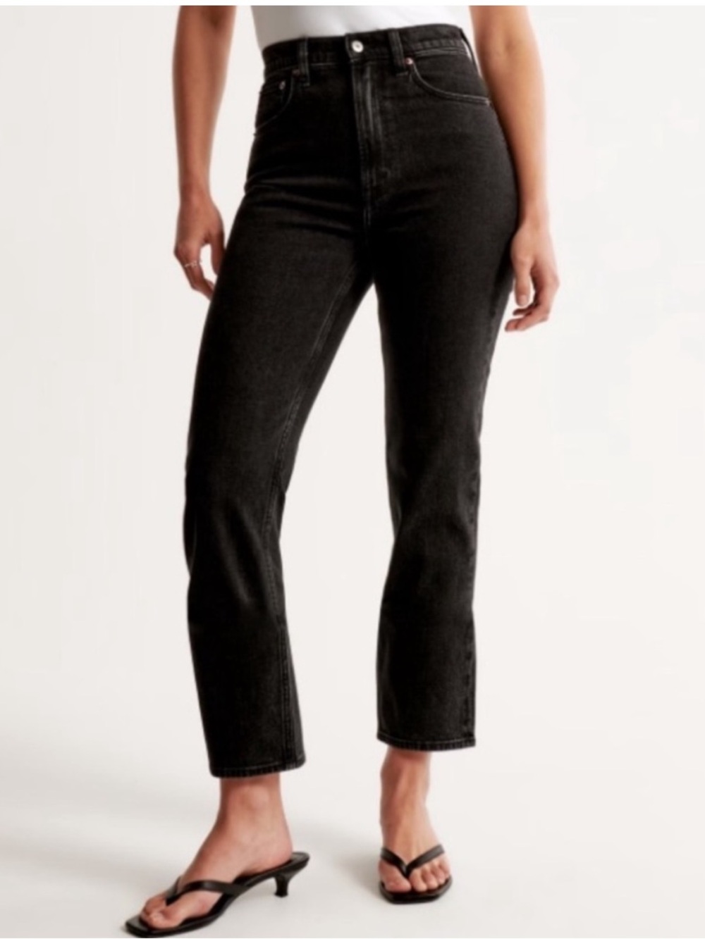 Abercrombie 90s Ultra High Rise Straight Jeans